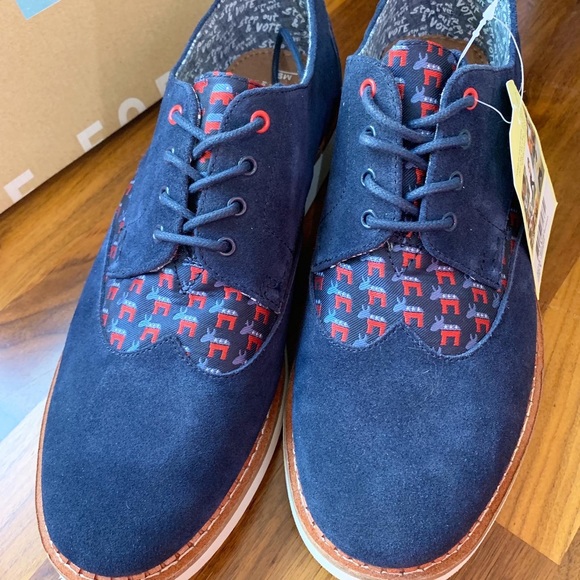 Toms Democratic donkey brogues election mens sz 9 - Picture 2 of 12
